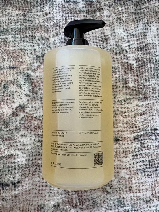 Salt & Stone Bergamot & Hinoki Body Wash - Picture 2 of 2